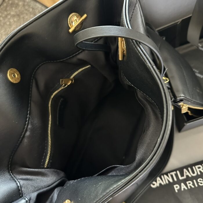 Saint Laurent Jamie 4 3 Shopping In Black 33cm 809824AAB321000 - Image 5