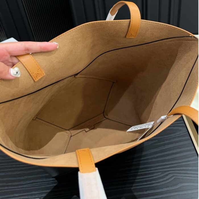 Loewe Puzzle Fold Tote Warm Desert And Black 24cm A779G50X18 2727 - Image 5