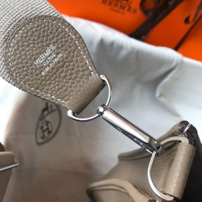 Hermes Clemence Evelyne Pm Etoupe 29cm - Image 3