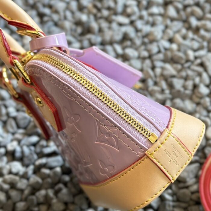 Louis Vuitton Nano Alma Glossy Lilac 18cm M82974 - Image 5