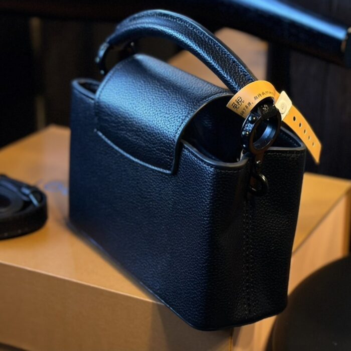 Louis Vuitton Capucines East West Mini Bag Black 22cm M23955 - Image 3