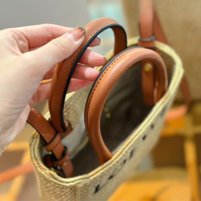 Loewe Standard A5 Tote Bag Natural 17cm A563S30X05 2165 - Image 4