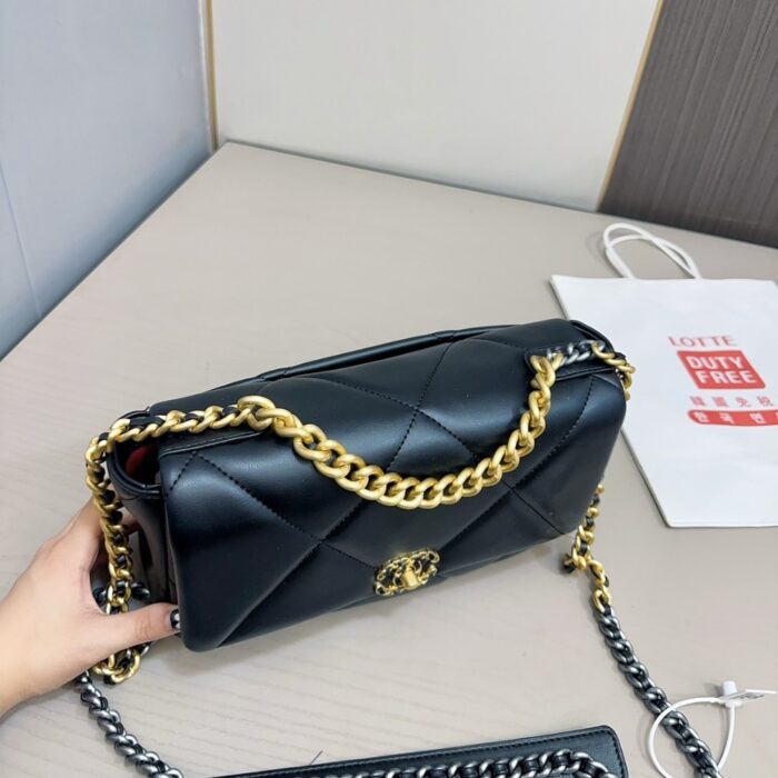 Chanel 19 Bag In Midnight Blue 28cm - Image 5