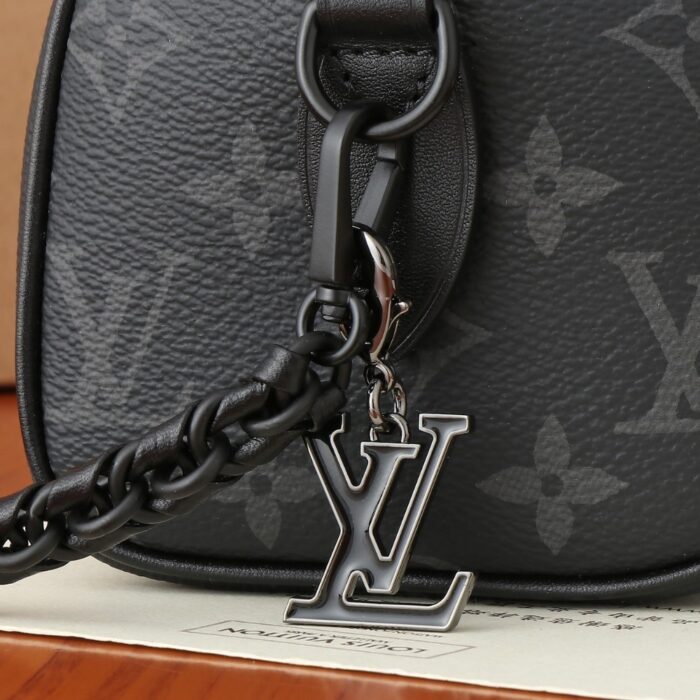 Louis Vuitton Speedy Bandoulière Monogram Black 19cm M24606 - Image 5