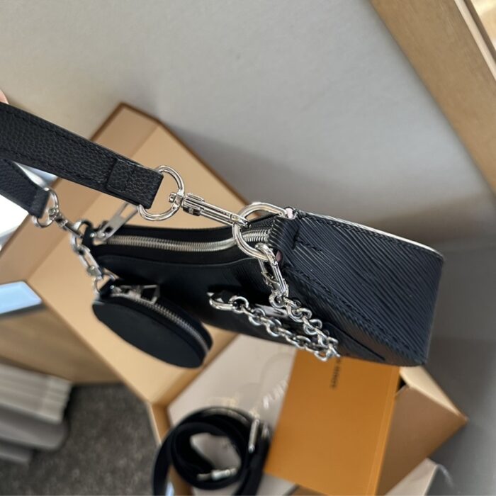 Louis Vuitton Marellini Bag Black 20cm M20998 - Image 4