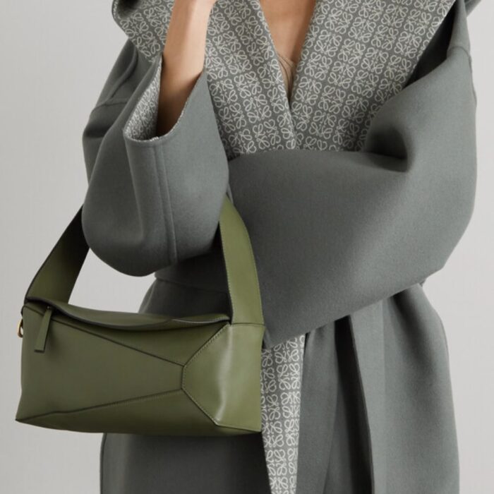 Loewe Puzzle Hobo Bag Leather Avocado 29cm A510J67X01386 - Image 6