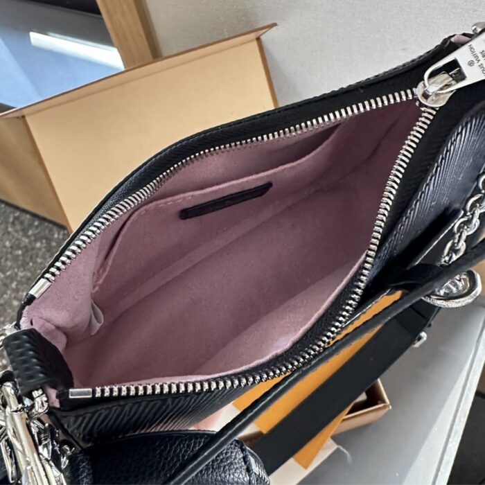 Louis Vuitton Marellini Bag Black 20cm M20998 - Image 5