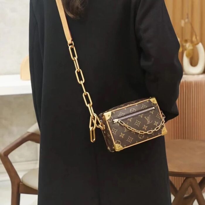 Louis Vuitton Mini Soft Trunk Bag Monogram Brown 18cm - Image 8