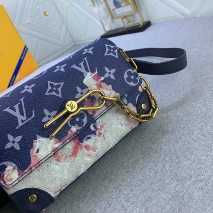 Louis Vuitton Steamer Wearable Wallet Bleach Blue 18cm M82900 - Image 5