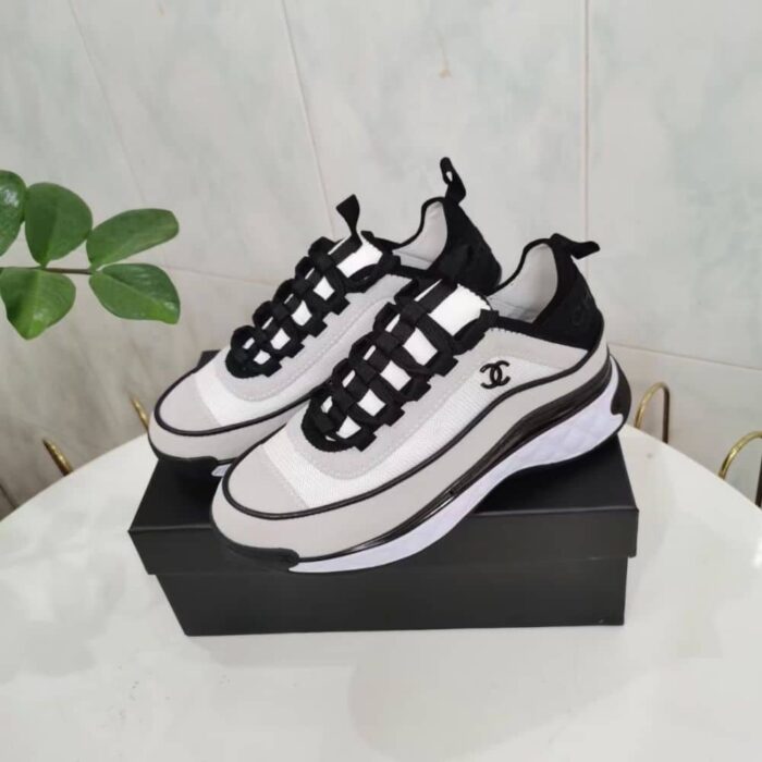 Chanel CC Low Top Sneakers White G39070 Y56144 0Q241 - Image 7