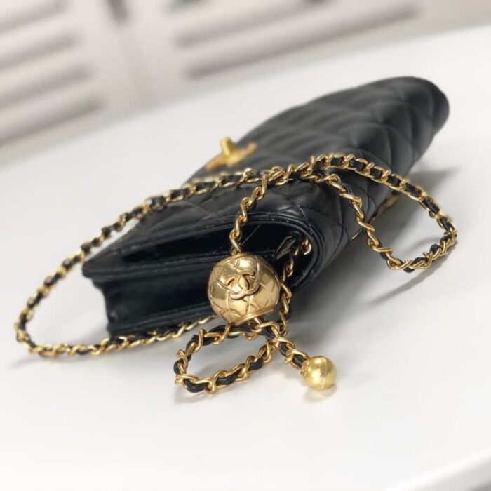 Chanel Classic Wallet On Chain Black 19cm - Image 3
