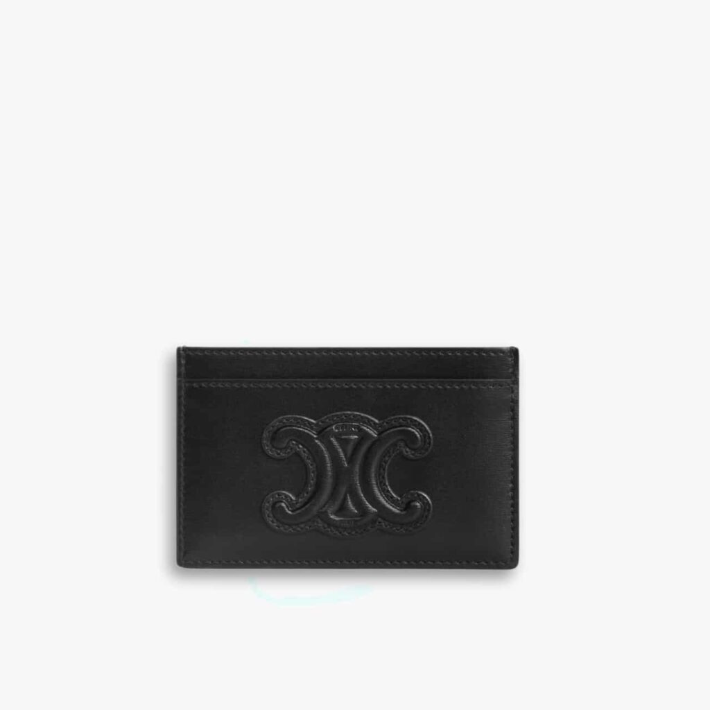 Celine Card Holder Black 9cm