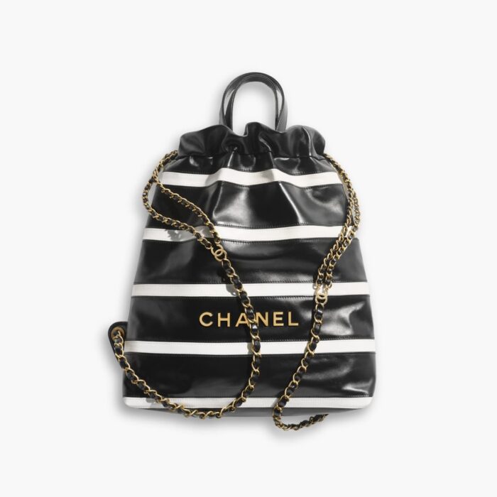 Chanel 22 Backpack Black And White 35cm AS3859 B16NY07735