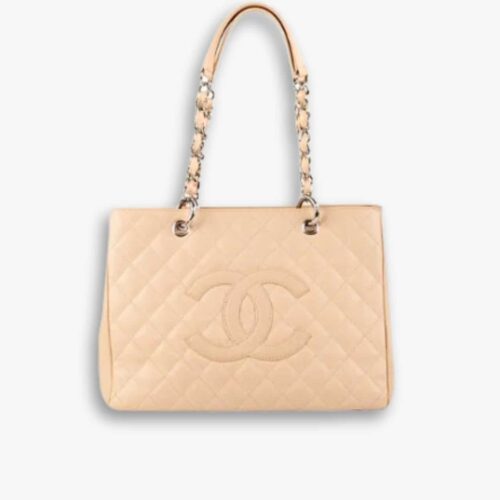 Chanel Grand Shopping Bag Beige 34cm
