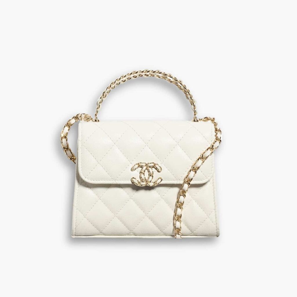 Chanel Clutch With Chain White 15cm AP3237 B10307 10601