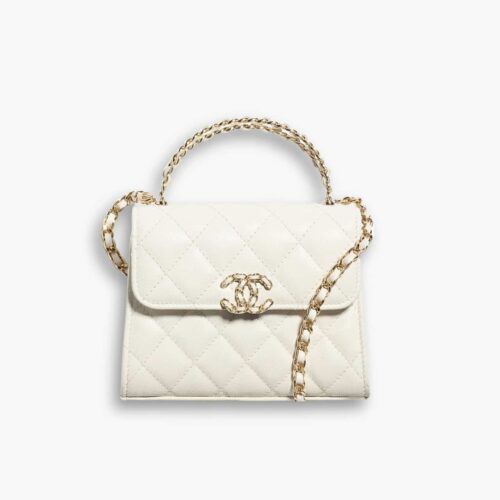 Chanel Clutch With Chain White 15cm AP3237 B10307 10601