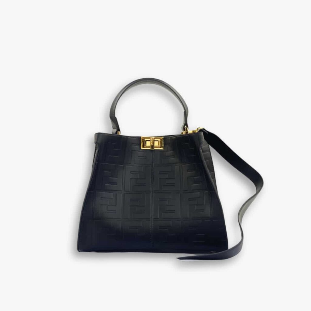 Fendi Peekaboo Bag Black 30cm