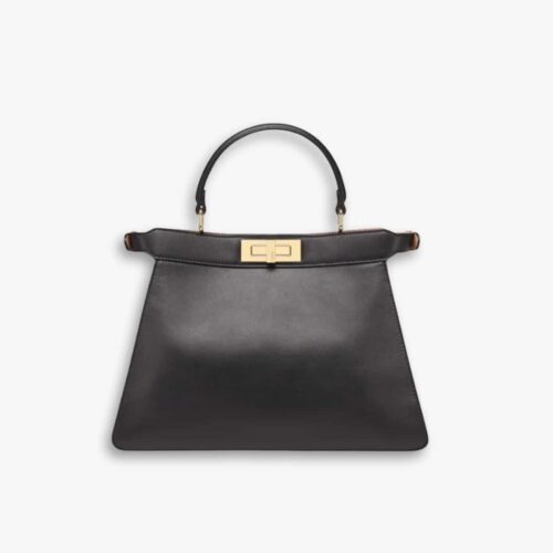 Fendi Peekaboo ISeeU Petite Bag Black 27cm