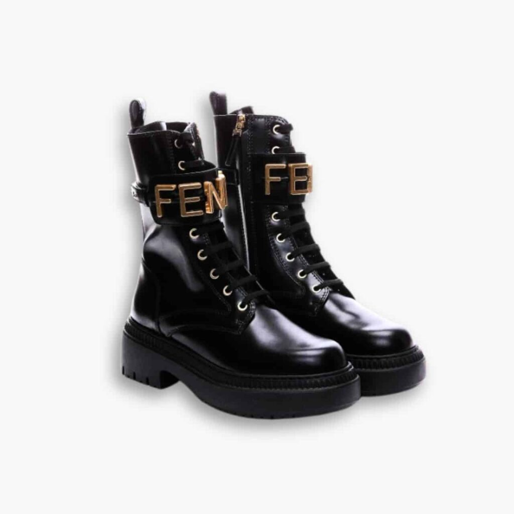 Fendi Graphy Biker Boots