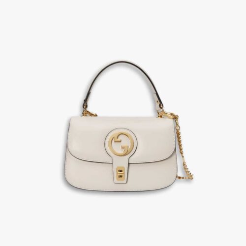 Gucci Blondie Top Handle Bag White 23cm 735101 UXX0G 9022
