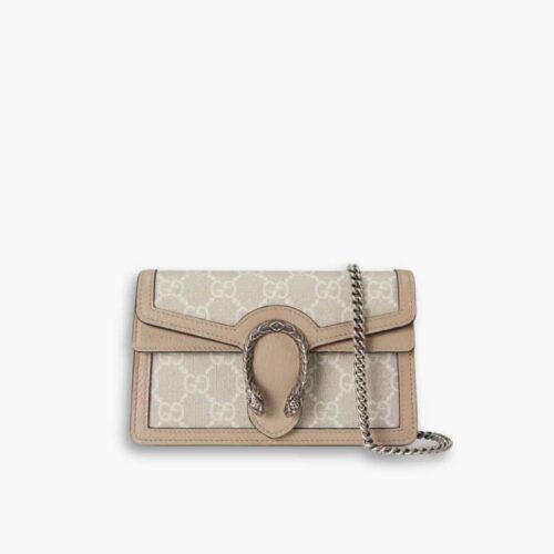 Gucci Dionysus Mini Bag Beige and White 16.5 cm 476432 UULBN 9683