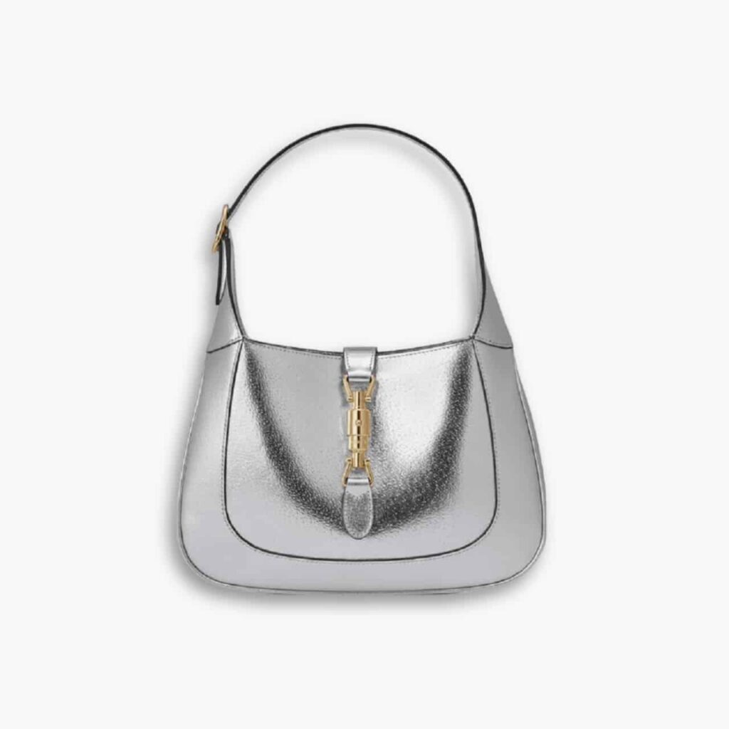 Gucci Jackie 1961 Small Bag 28 cm Silver 636709 1TR0G 8106