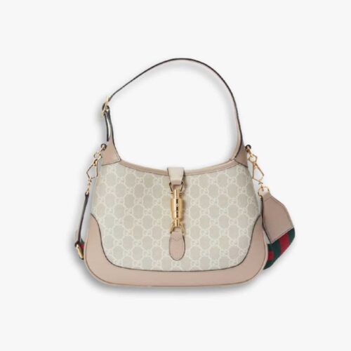 Gucci Jackie 1961 Small Bag Beige White 28 cm 678843 UULAG 9682