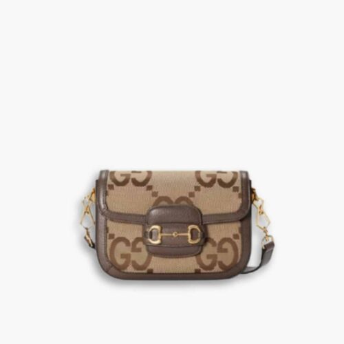 Gucci Horsebit 1955 Mini Bag Brown 20.5cm 658574 UKMDG 2570