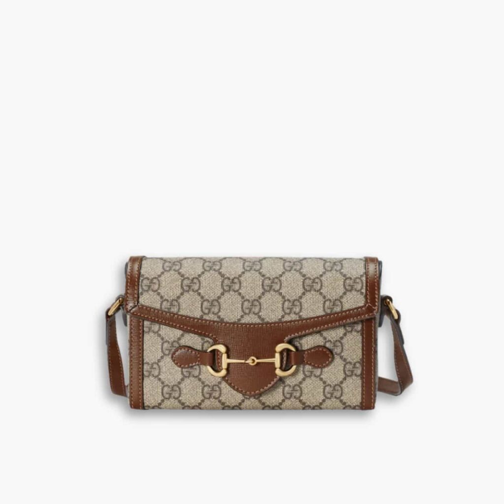 Gucci Horsebit 1955 Bag Brown 18cm 699296 92TCG 8563