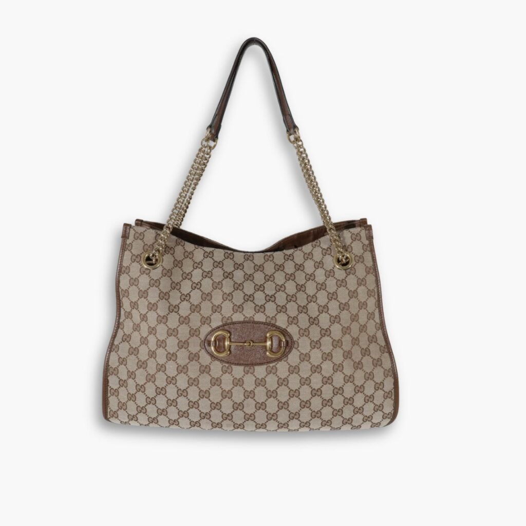 Gucci Horsebit 1955 Tote Bag Brown 42cm