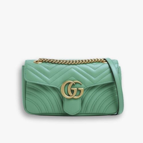 Gucci Marmont Bag Green 26 cm 443497 AABZC 3408