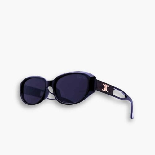 Celine Triomphe Hole Punch Sunglasses Black