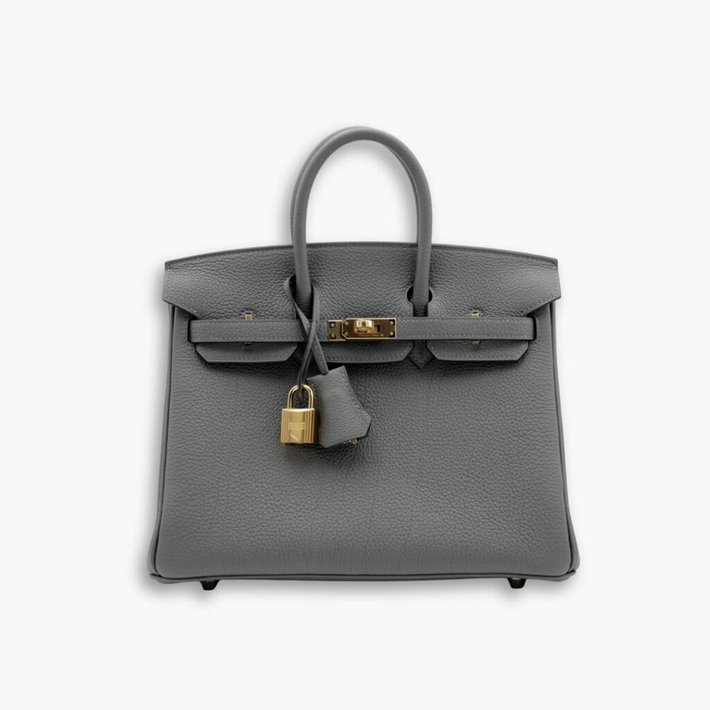 Hermes Birkin 25 Togo Gris Meyer 25cm