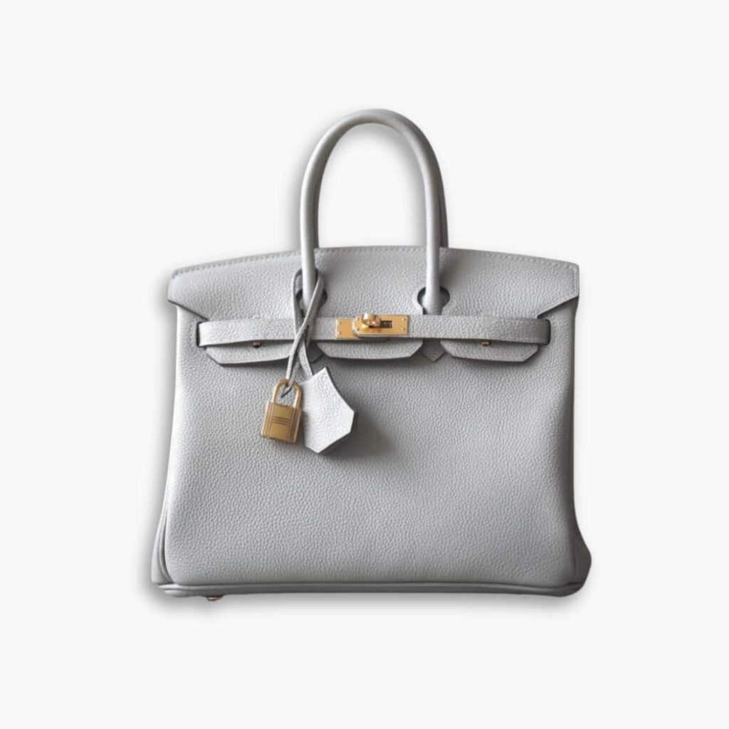 Hermes Birkin 25 Togo Pearl Grey 25cm