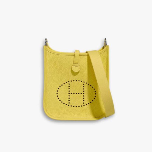 Hermes Evelyne Amazone Bag Lime 17Cm