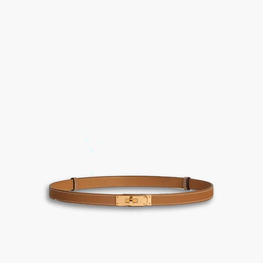 Hermes Kelly 18 Belts Gold Brown H069853CC37