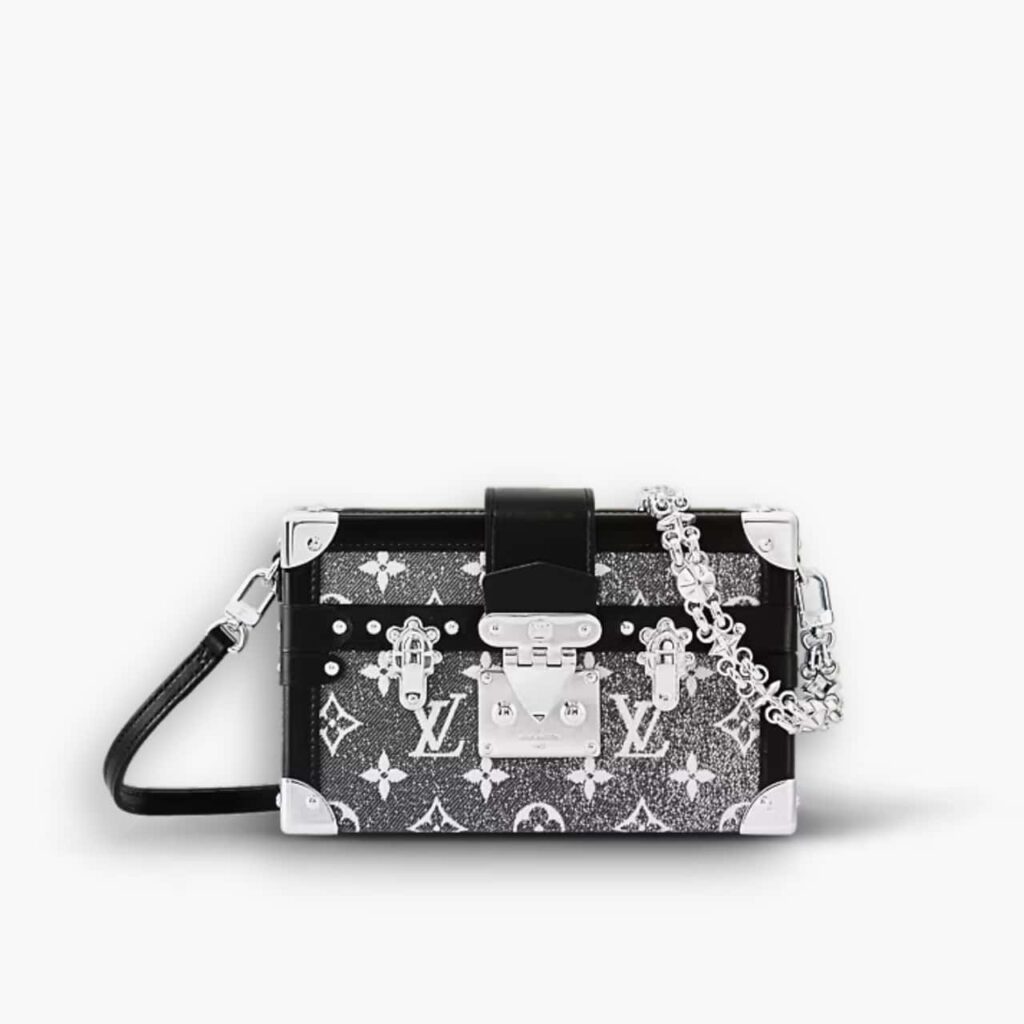 Louis Vuitton Petite Malle Bag Grey 19cm M21462