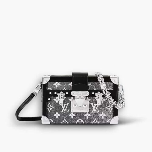 Louis Vuitton Petite Malle Bag Grey 19cm M21462