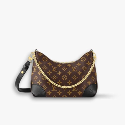 Louis Vuitton Boulogne PM Monogram Canvas Black 26Cm M45831