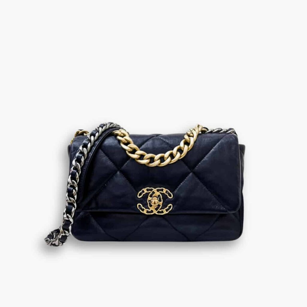 Chanel 19 Bag In Black 28cm