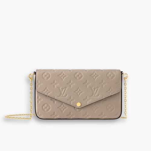 Louis Vuitton Félicie Pochette Monogram Bag Beige 21cm M82609