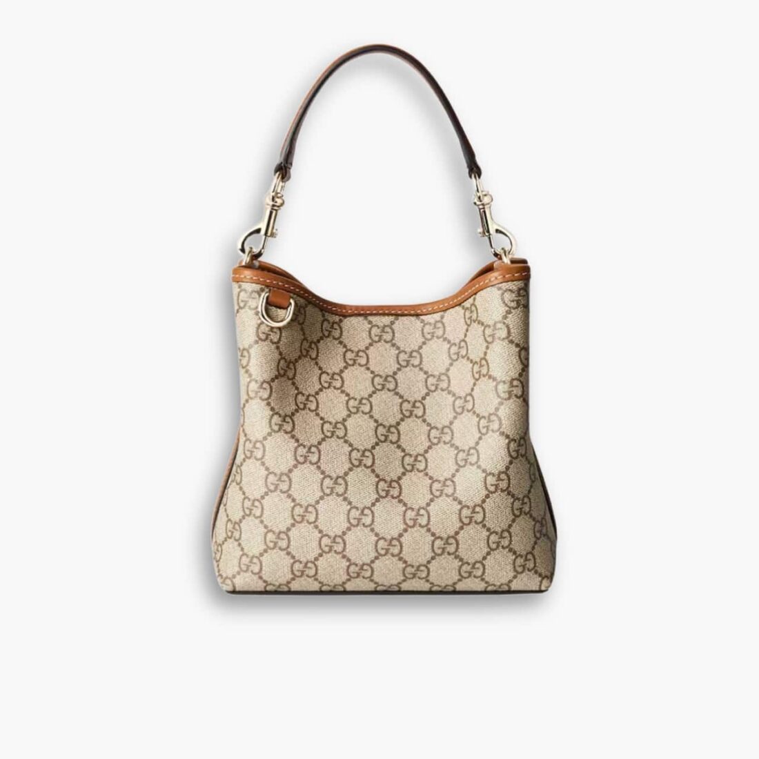 Gucci GG Emblem Mini Bucket Bag Beige 21cm ‎815118 FAD6L 9758