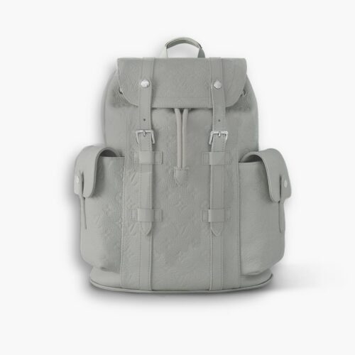 Louis Vuitton Christopher Backpack Khaki Grey 48cm M23146