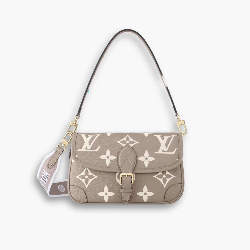 Louis Vuitton Diane Bag Monogram Gray 24cm M46583