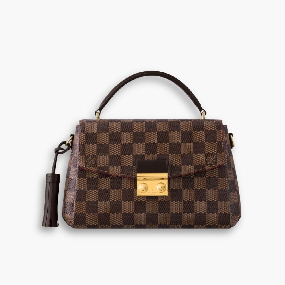 Louis Vuitton Croisette Damier Ebene Brown 25cm N53000
