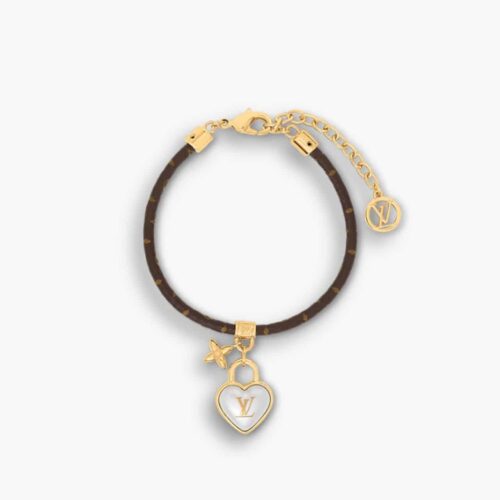 Louis Vuitton Heart Padlock Bracelet M8413Z