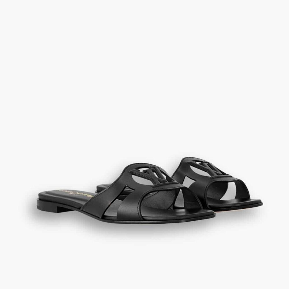 Louis Vuitton LV Isola Flat Mule Black 1ABP0E