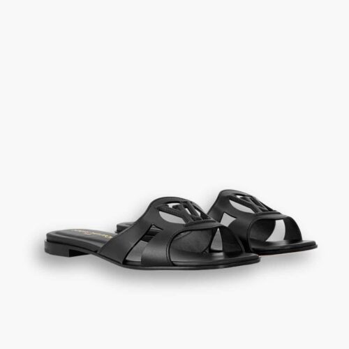 Louis Vuitton LV Isola Flat Mule Black 1ABP0E