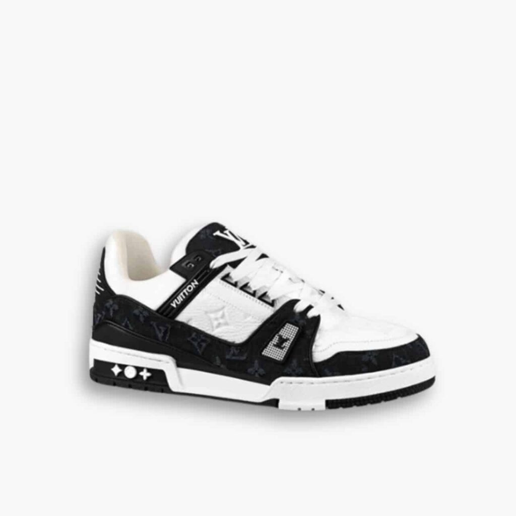 Louis Vuitton Trainer Sneakers Black And White 1A9JGB