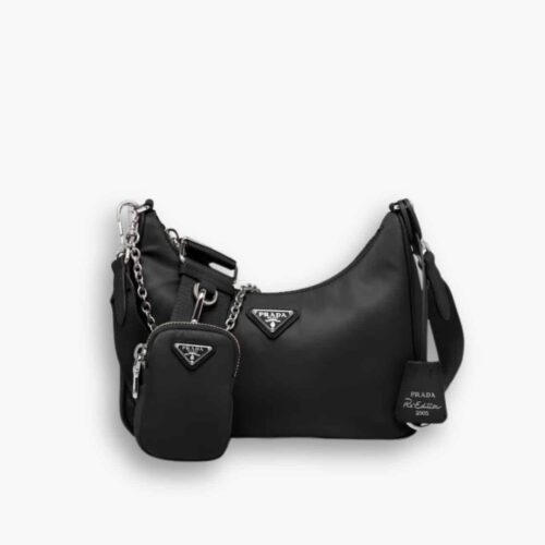 Prada Re Edition 2005 Re Nylon Bag Black 22cm 1BH204 R064 F0002 V V9L